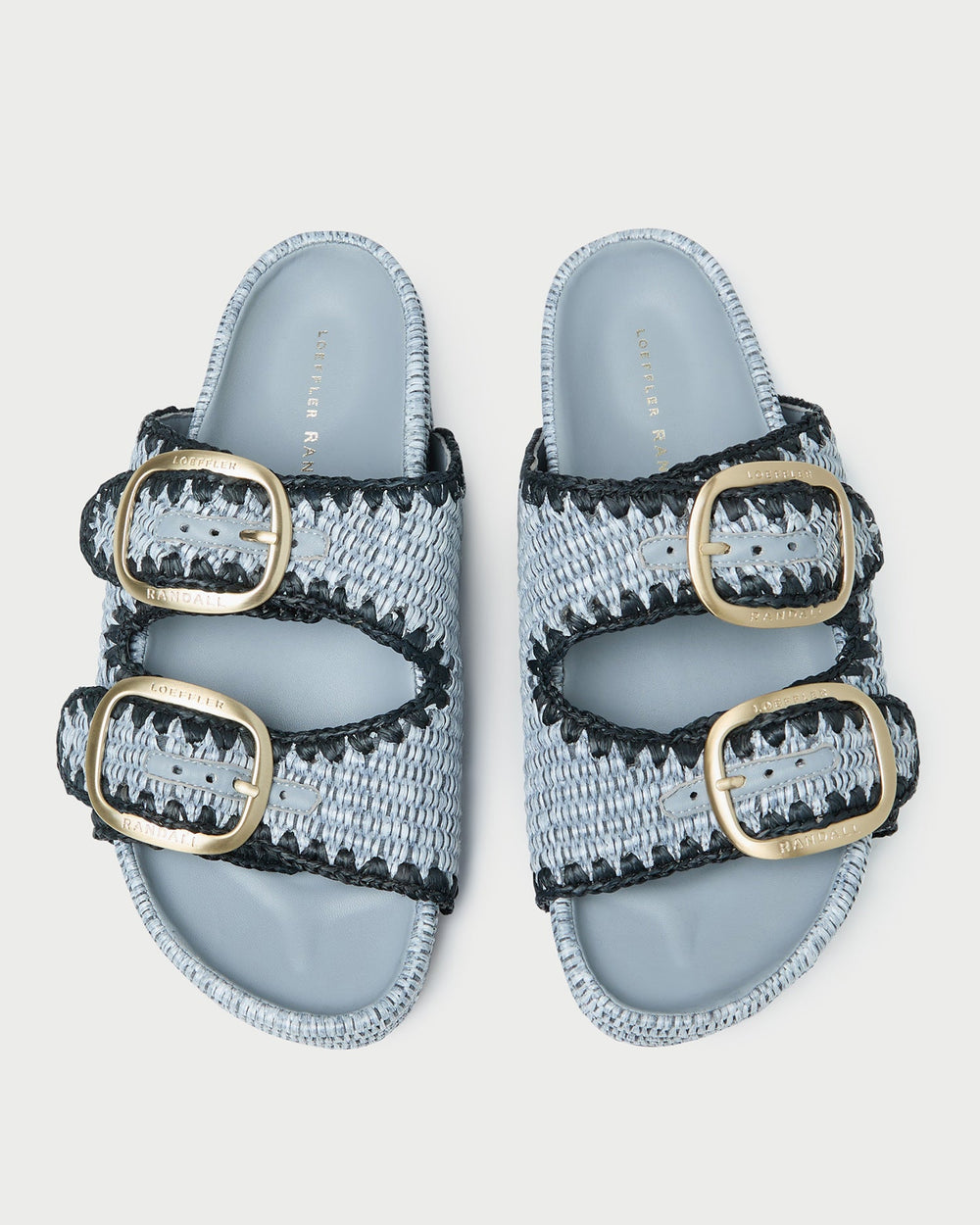 Loeffler Randall Women / Theo Blue Two-Band Sandal