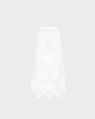 Loeffler Randall Women / Sullivan Cream Crochet Skirt