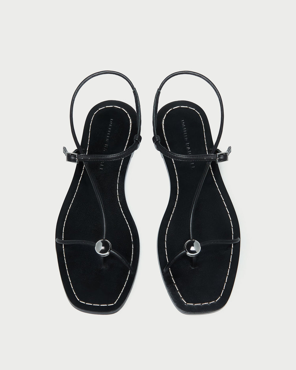 Loeffler Randall Women / Lara Black Leather Sandal