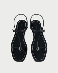 Loeffler Randall Women / Lara Black Leather Sandal