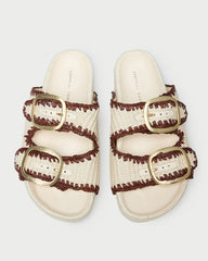 Loeffler Randall Women / Theo Cream Two-Band Sandal