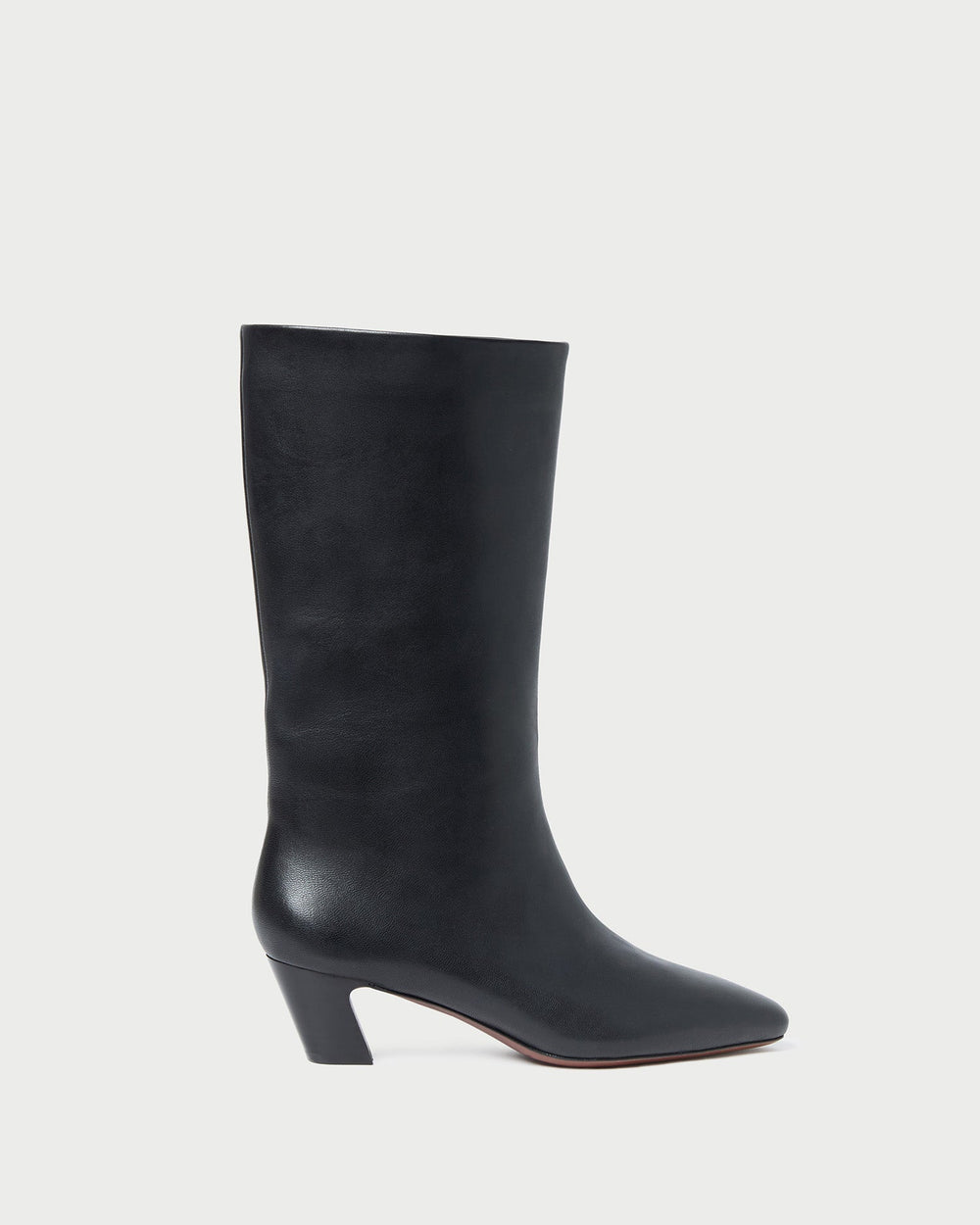 Loeffler Randall Women / Cleo Black Leather Mid-Calf Boot