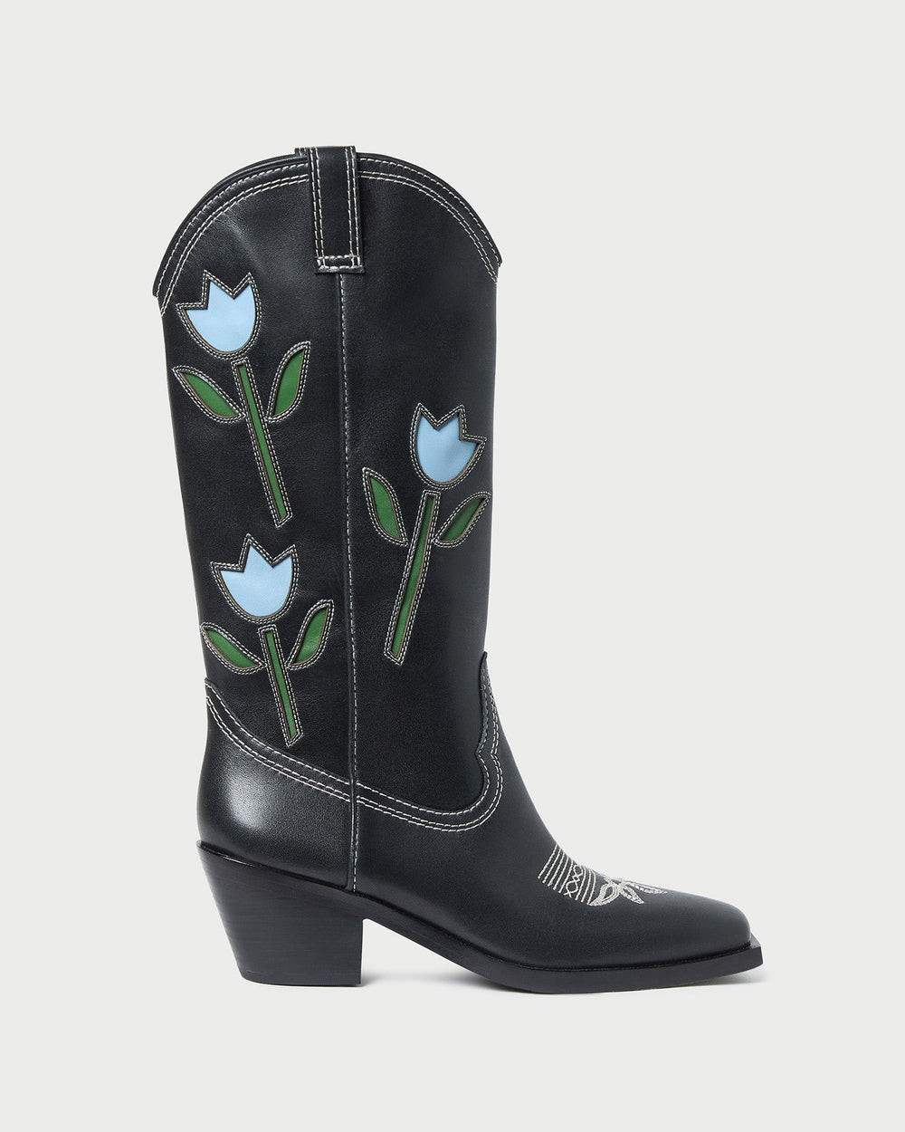 Loeffler Randall Women / Wilder Black Tulip Leather Boot