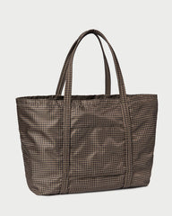 Loeffler Randall Women / Dina Brown/Black Check Travel Tote