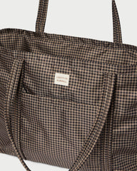 Loeffler Randall Women / Dina Brown/Black Check Travel Tote