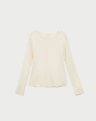 Loeffler Randall Women / Lolo Pointelle Long-Sleeve Tee