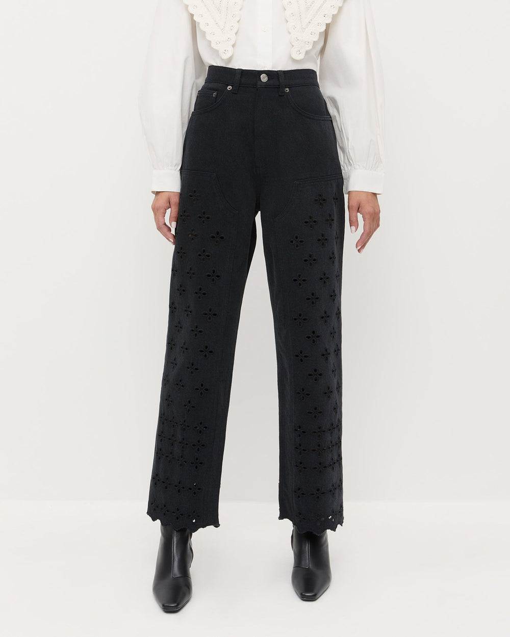Loeffler Randall Women / Demi Embroidered Pant