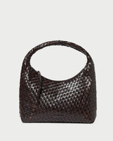 Loeffler Randall Women / Willow Chocolate Woven Hobo Bag