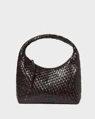 Loeffler Randall Women / Willow Chocolate Woven Hobo Bag
