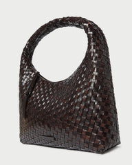Loeffler Randall Women / Willow Chocolate Woven Hobo Bag