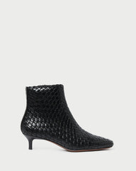Loeffler Randall Women / Marcella Black Woven Ankle Boot