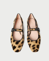 Loeffler Randall Women / Ginger Leopard Velvet Mary Jane