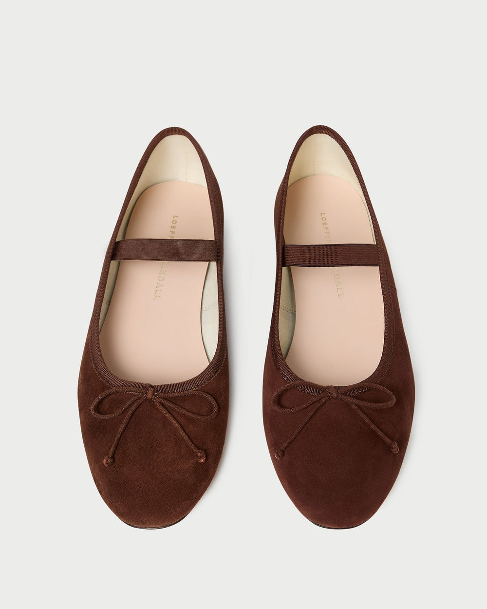 Loeffler Randall Women / Leonie Espresso Suede Ballet Flat