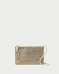 Loeffler Randall Women / Yasmine Gold Diamanté Crossbody