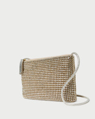 Loeffler Randall Women / Yasmine Gold Diamanté Crossbody