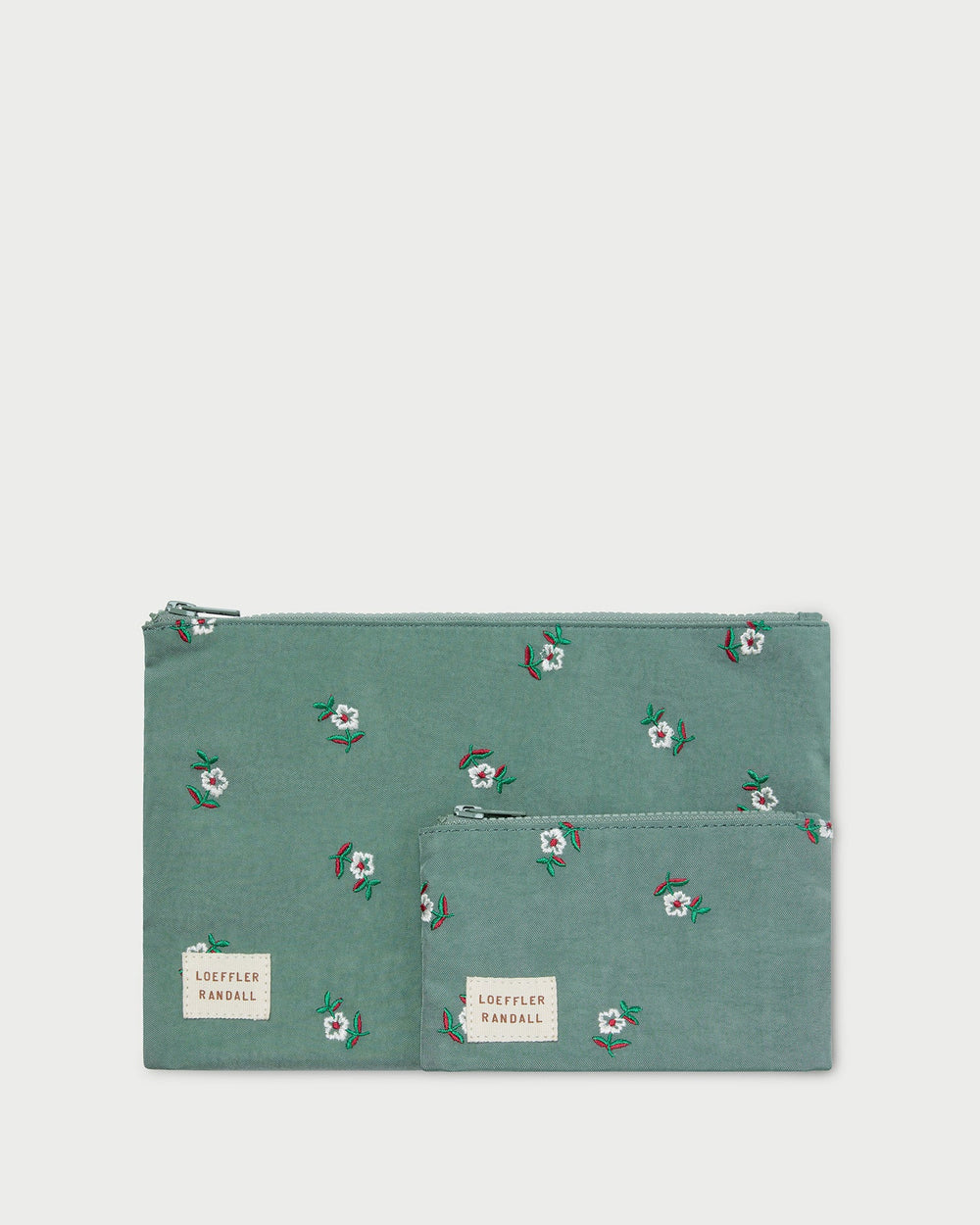 Loeffler Randall Women / Tracy Sage Floral Pouch Set