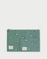 Loeffler Randall Women / Tracy Sage Floral Pouch Set