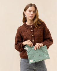 Loeffler Randall Women / Tracy Sage Floral Pouch Set