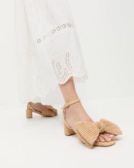 Loeffler Randall Women / Carmen Natural Bow Sandal