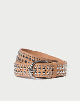 Loeffler Randall Women / Isaac Honey/Silver Studded Belt