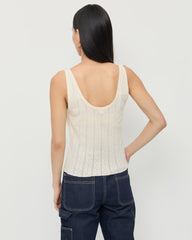 Loeffler Randall Women / Rylee Pointelle Tank Top