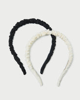 Loeffler Randall Women / Sabine Black/Cream Headband Set