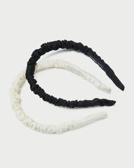 Loeffler Randall Women / Sabine Black/Cream Headband Set
