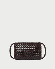 Loeffler Randall Women / Vinnie Chocolate Woven Leather Crossbody