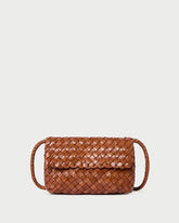 Loeffler Randall Women / Vinnie Timber Woven Leather Crossbody