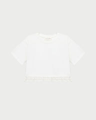 Loeffler Randall Women / Junie Lace Trim Tee