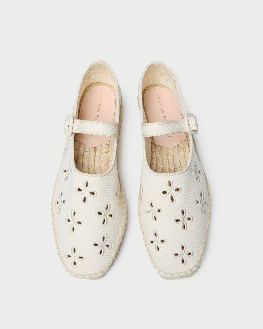 Loeffler Randall Women / Clover Natural Embroidered Espadrille