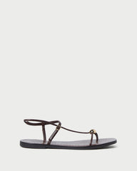 Loeffler Randall Women / Lara Espresso Leather Sandal
