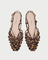 Loeffler Randall Women / Devon Leopard Slingback Sandal