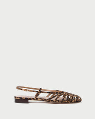Loeffler Randall Women / Devon Leopard Slingback Sandal