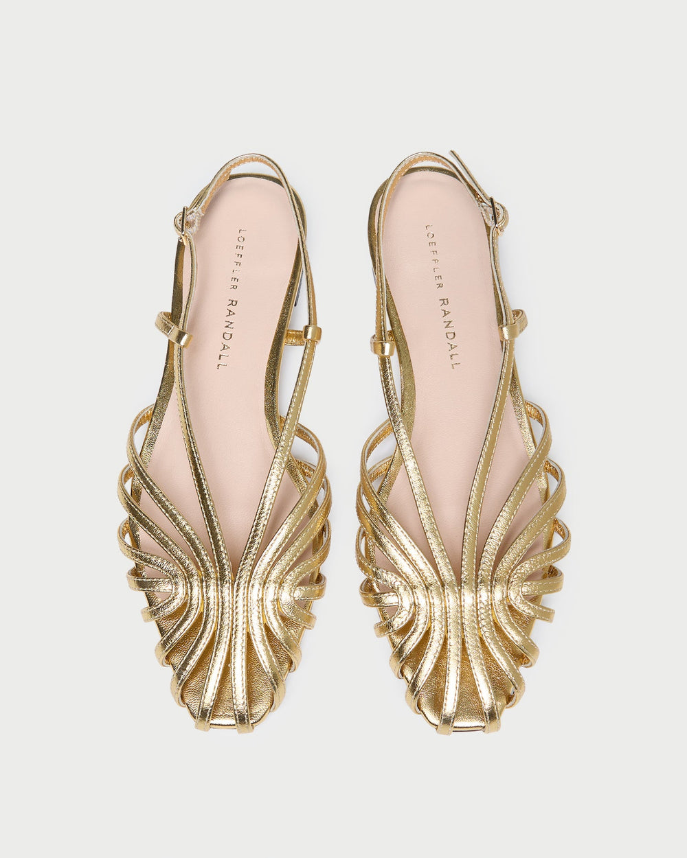 Loeffler Randall Women / Devon Gold Slingback Sandal