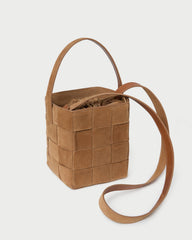 Loeffler Randall Women / Laith Toffee Suede Bucket Bag
