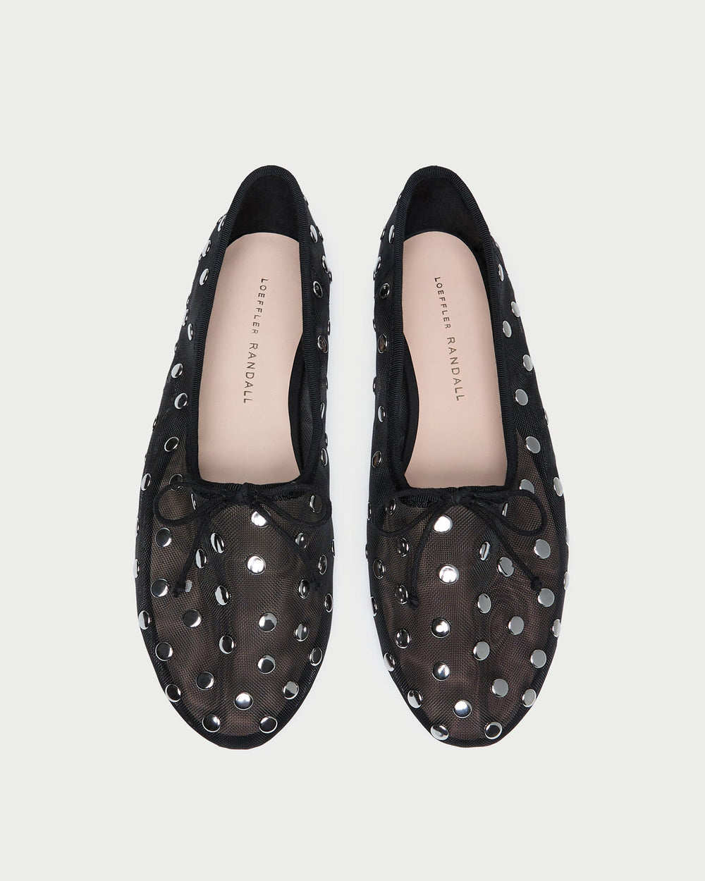 Loeffler Randall Women / Landon Black/Silver Mesh Ballet Flat