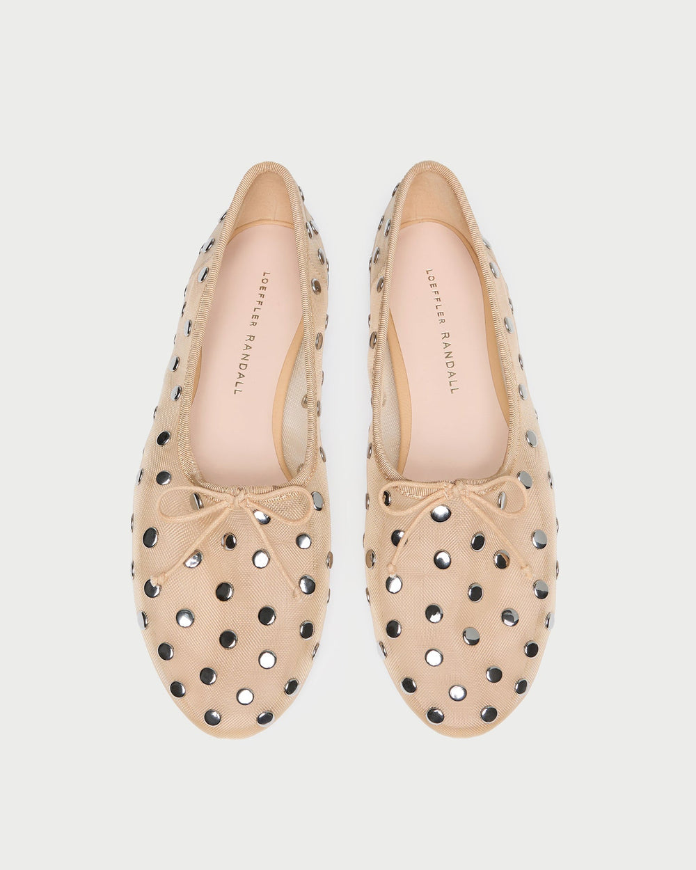 Loeffler Randall Women / Landon Caramel/Silver Mesh Ballet Flat