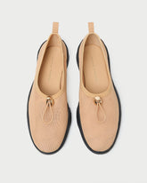 Loeffler Randall Women / Raina Caramel/Black Mesh Flat