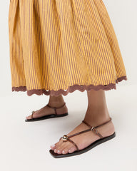 Loeffler Randall Women / Dana Brown Strappy Jelly Sandal