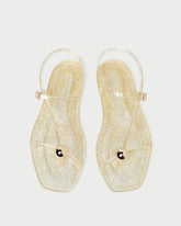 Loeffler Randall Women / Dana Champagne Strappy Jelly Sandal