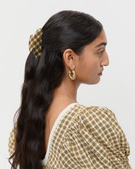 Loeffler Randall Women / Yuri Butter Plaid Hair Clip Set