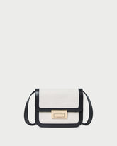 Loeffler Randall Women / Desi Black/Natural Canvas Crossbody