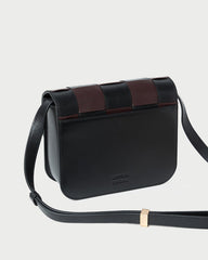 Loeffler Randall Women / Desi Black/Espresso Woven Leather Crossbody