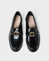 Loeffler Randall Women / Roma Black Leather Loafer