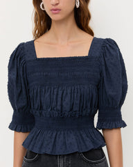 Loeffler Randall Women / Nicola Smocked Blouse