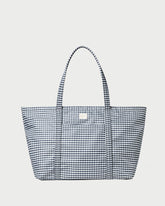 Loeffler Randall Women / Dina Black/White Gingham Travel Tote