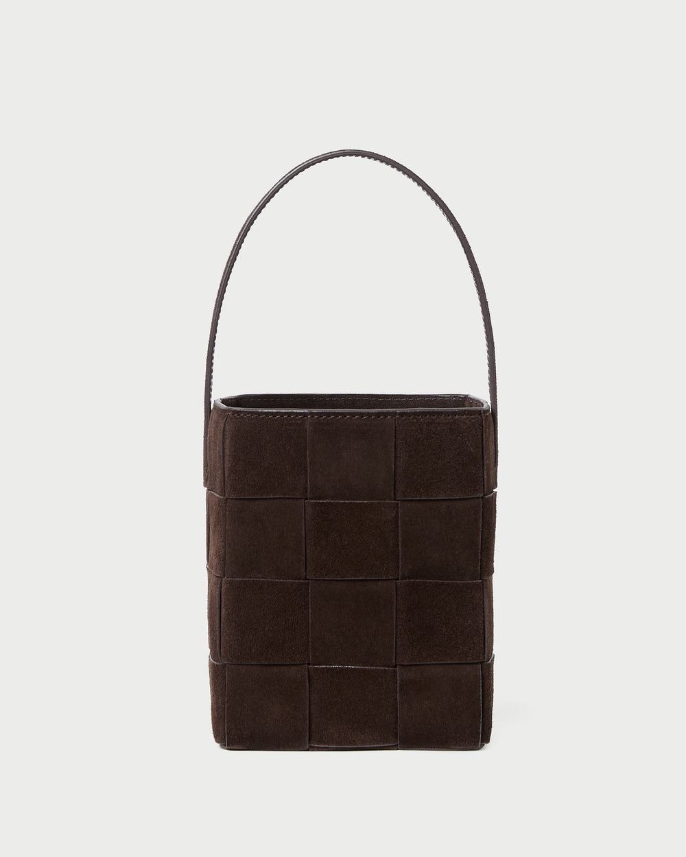 Loeffler Randall Women / Laith Brown Suede Bucket Bag
