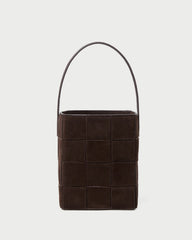 Loeffler Randall Women / Laith Brown Suede Bucket Bag