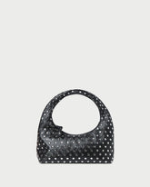 Loeffler Randall Women / Mercer Black/Silver Leather Shoulder Bag